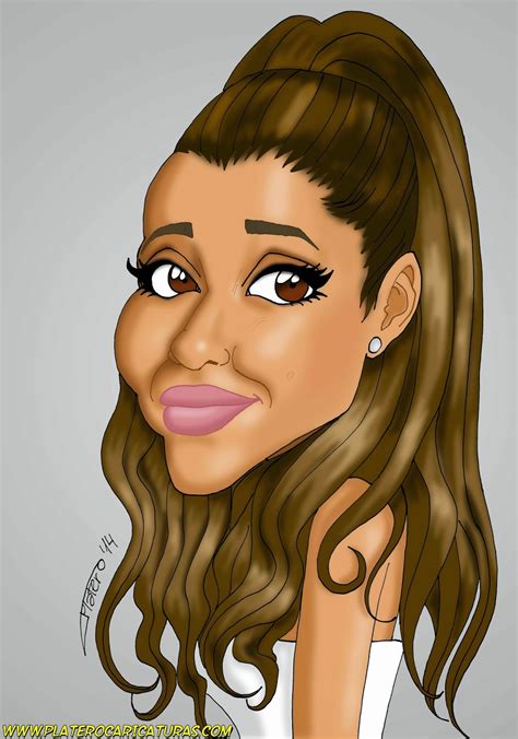 caricaturas ariana grande